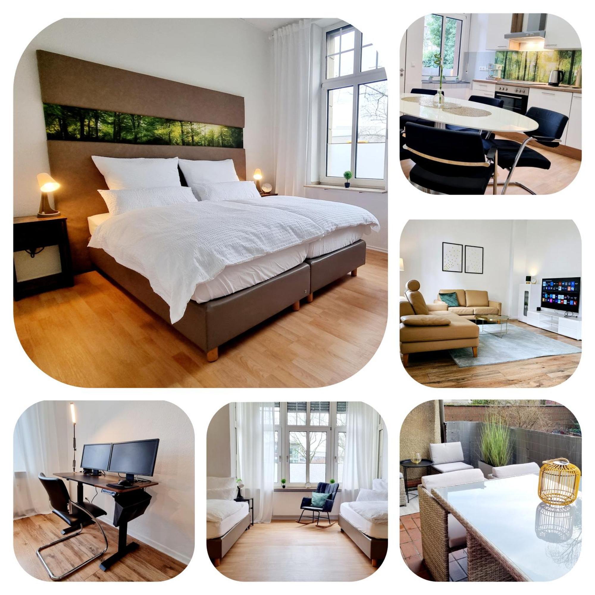 Apartment 135m²-apartment I Max. 8 Gaeste I Zentral I Kueche I Balkon I Parken I Wlan Luenen